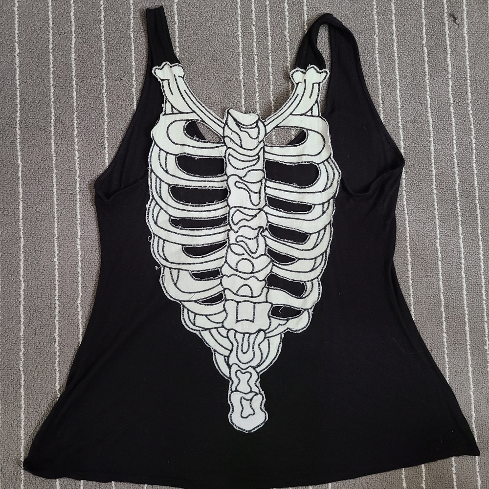 Skeleton tank top